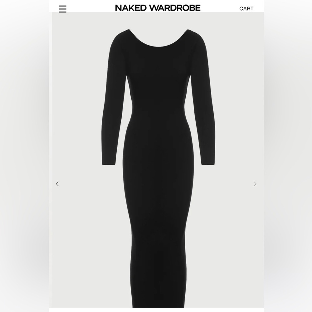 NW OPEN BACK MIDI DRESS
